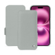 Capa em pele Apple iPhone 16 Plus - Gris ( Nappa - Pantone #c1c6c8 ) 