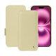Capa em pele Apple iPhone 16 Plus - Beige ( Nappa - Pantone #ceb888 ) 