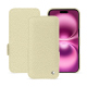 Housse cuir Apple iPhone 16 Plus - Ivoire ( Pantone #d6d6c6 ) 