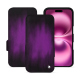 Funda de piel Apple iPhone 16 Plus - Violet Patine