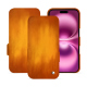Funda de piel Apple iPhone 16 Plus - Orange Patine