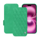 Funda de piel Apple iPhone 16 Plus - Menthe vintage - Couture ( Pantone #37b375 ) 