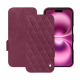 Capa em pele Apple iPhone 16 Plus - Prune vintage - Couture ( Pantone #612434 ) 