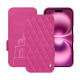 Custodia in pelle Apple iPhone 16 Plus - Rose BB - Couture ( Pantone #DB599F )