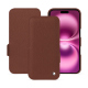Custodia in pelle Apple iPhone 16 Plus - Marron délicat ( Pantone #95614d) 