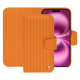 Funda de piel para cartera Apple iPhone 16 Plus - Abaca arancio ( Pantone #d77540 )