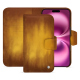 Capa de couro para carteira Apple iPhone 16 Plus - Doré Patine