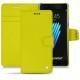 Lederschutzhülle Samsung Galaxy Note 7 - Jaune fluo
