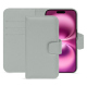 Capa de couro para carteira Apple iPhone 16 Plus - Gris PU ( Pantone #c1c6c8 ) 