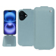 Apple iPhone 16 leather case - Bleu ciel ( Nappa - Pantone #abcae9 ) 