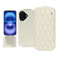 硬质真皮保护套 Apple iPhone 16 - Blanc - Couture ( Nappa - White ) 