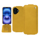Funda de piel Apple iPhone 16 - Jaune soulèu ( Pantone #F3B934 )