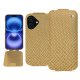 Funda de piel Apple iPhone 16 - Serpent sabbia ( Pantone #D2BA92 )