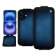Custodia in pelle Apple iPhone 16 - Bleu Patine