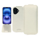 Apple iPhone 16 leather case - Blanc PU ( White ) 