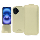 Capa em pele Apple iPhone 16 - Beige PU ( Pantone #ceb888 ) 
