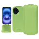 Lederschutzhülle Apple iPhone 16 - Vert olive PU ( Pantone #a7c58e )
