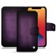 Housse cuir Apple iPhone 13 Pro - Violet Patine