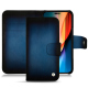 Apple iPhone 14 Pro leather case - Bleu Patine