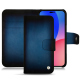 Housse cuir Apple iPhone 14 Pro Max - Bleu Patine