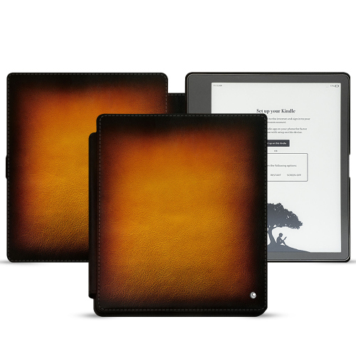 Haute Couture protection for Amazon Kindle ScribeFauve Patine