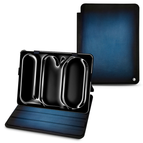 Funda de solapa de cuero de lujo para Apple iPad Pro 11 | NoreveBleu Patine