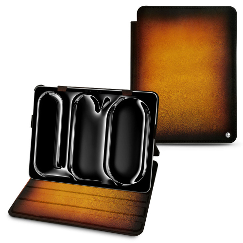 Funda de solapa de cuero de lujo para Apple iPad Pro 11 | NoreveFauve Patine