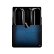 Capa em pele Apple iPad Pro 11 (2024) - Bleu Patine