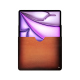 Apple iPad Air 13 (2024) leather sleeve - Orange Patine