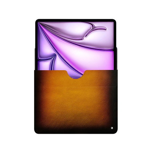 Pochette Cuir Apple iPad Air 13 | Élégance et Protection Haut de GammeFauve Patine