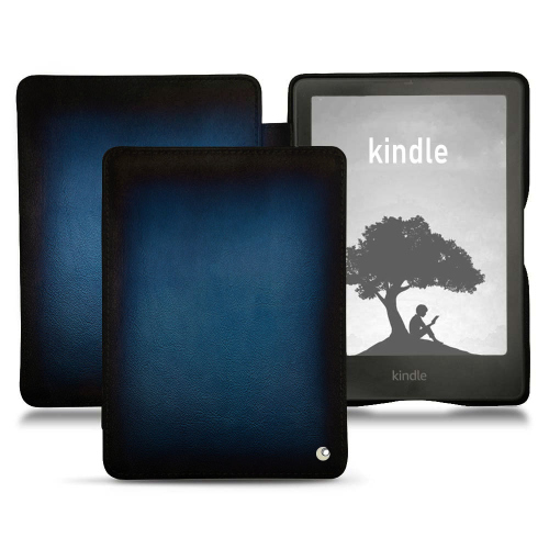 Capa e concha personalizadas para Amazon Kindle Signature EditionBleu Patine