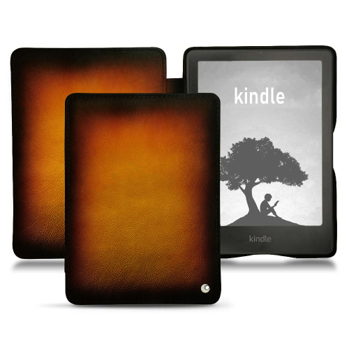 Cubierta y carcasa personalizadas para Amazon Kindle Signature EditionFauve Patine