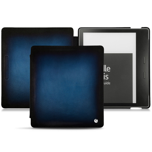 Capa em pele Amazon Kindle Oasis (2019)Bleu Patine