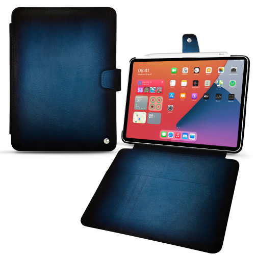 Leather covers for Apple iPad mini 6 and mini 7Bleu Patine