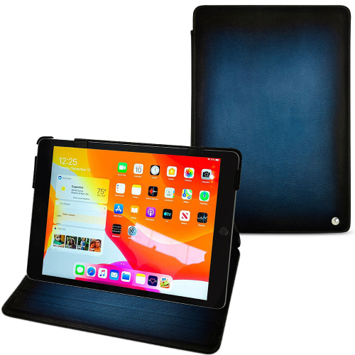 Housse cuir Apple iPad 10.2" (2019 / 2020 / 2021)Bleu Patine