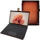 Microsoft Surface Pro 9 / 10 / 11 leather case - Orange Patine