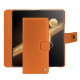 Étui portefeuille cuir Honor Magic V3 - Orange ( Nappa - Pantone #ff9351 ) 