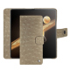 Capa de couro para carteira Honor Magic V3 - Autruche desert ( Pantone #A39382 ) 