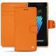 Capa em pele Samsung Galaxy Note 7 - Orange fluo