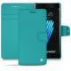 Housse cuir Samsung Galaxy Note 7 - Bleu fluo