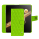 Honor Magic V3 leather wallet case - Vert fluo - Couture ( Pantone #00ab5f ) 