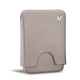 革製名刺入れ - 20 枚 - Taupe innocent ( Pantone #d6d2c4 ) 