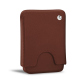 Leather case for business cards - 20 cards - Marron délicat ( Pantone #95614d) 