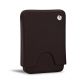 Leather case for business cards - 20 cards - Marron envoûtant ( Pantone #4e3629 ) 