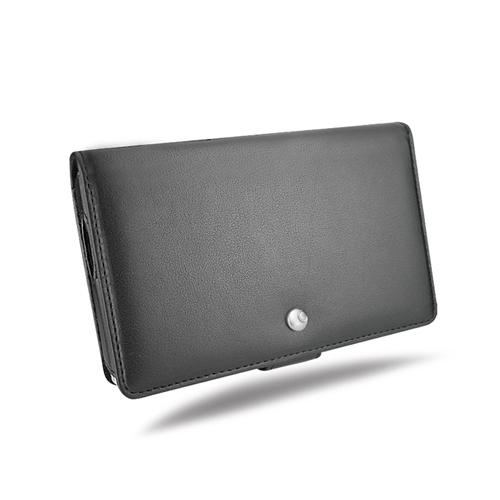Archos 604  leather case - Noir ( Nappa - Black ) 
