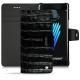 Custodia in pelle Samsung Galaxy Note 7 - Crocodile nero