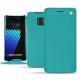 Custodia in pelle Samsung Galaxy Note 7 - Bleu fluo