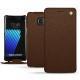 Samsung Galaxy Note 7 leather case - Châtaigne ( Pantone 476C ) 
