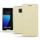 Lederschutzhülle Samsung Galaxy Note 7 - Ivoire ( Sleek P C12 - White ) 