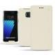 Samsung Galaxy Note 7 leather case - Blanc (  Nappa - White ) 